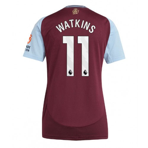 Fotbalové Dres Aston Villa Ollie Watkins #11 Dámské Domácí 2024-25 Krátký Rukáv